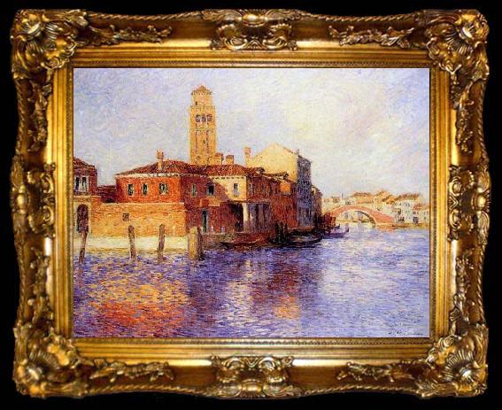 framed  unknow artist View of Venice, ta009-2